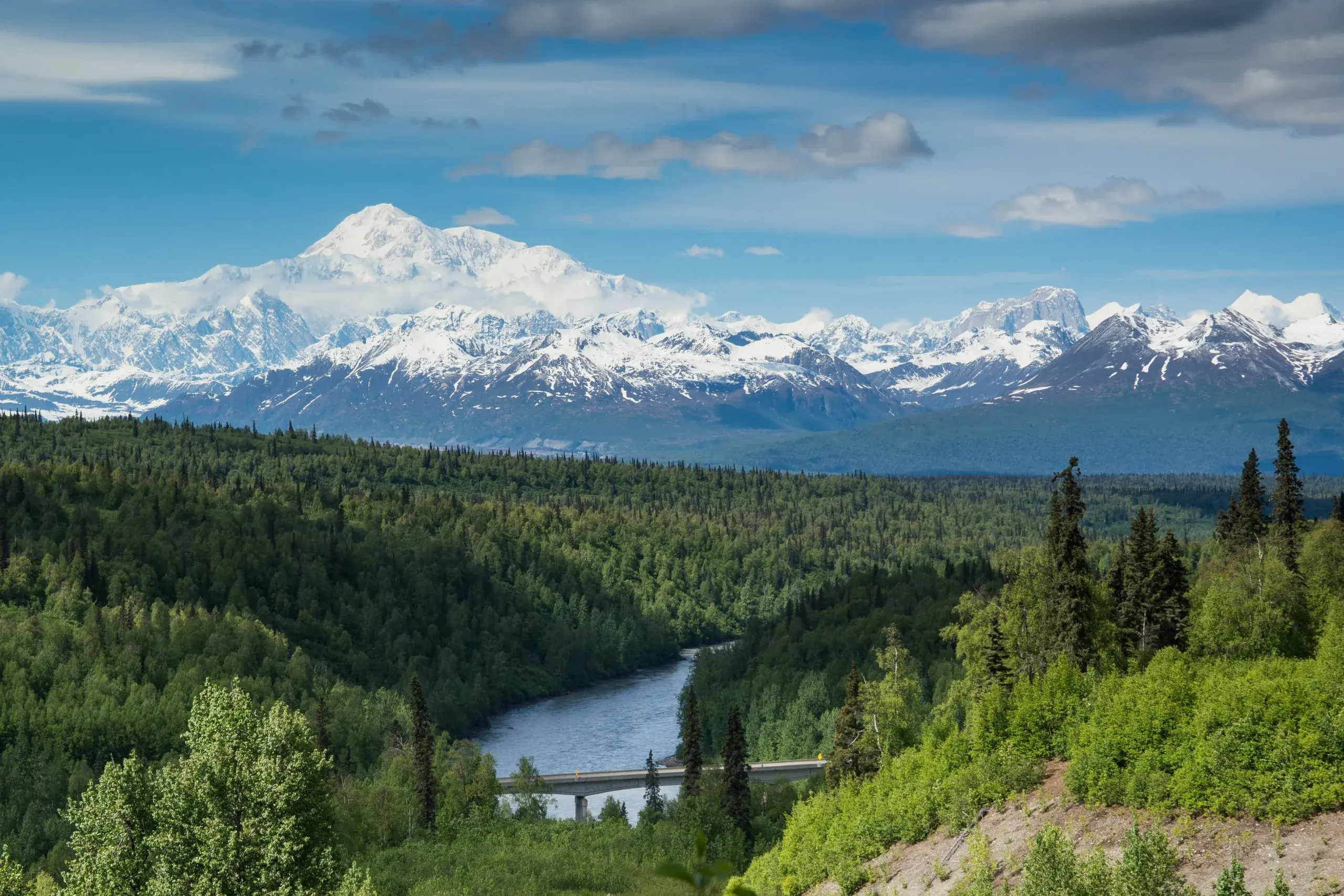 Carroll Creek flowing through Tongass National Forest
