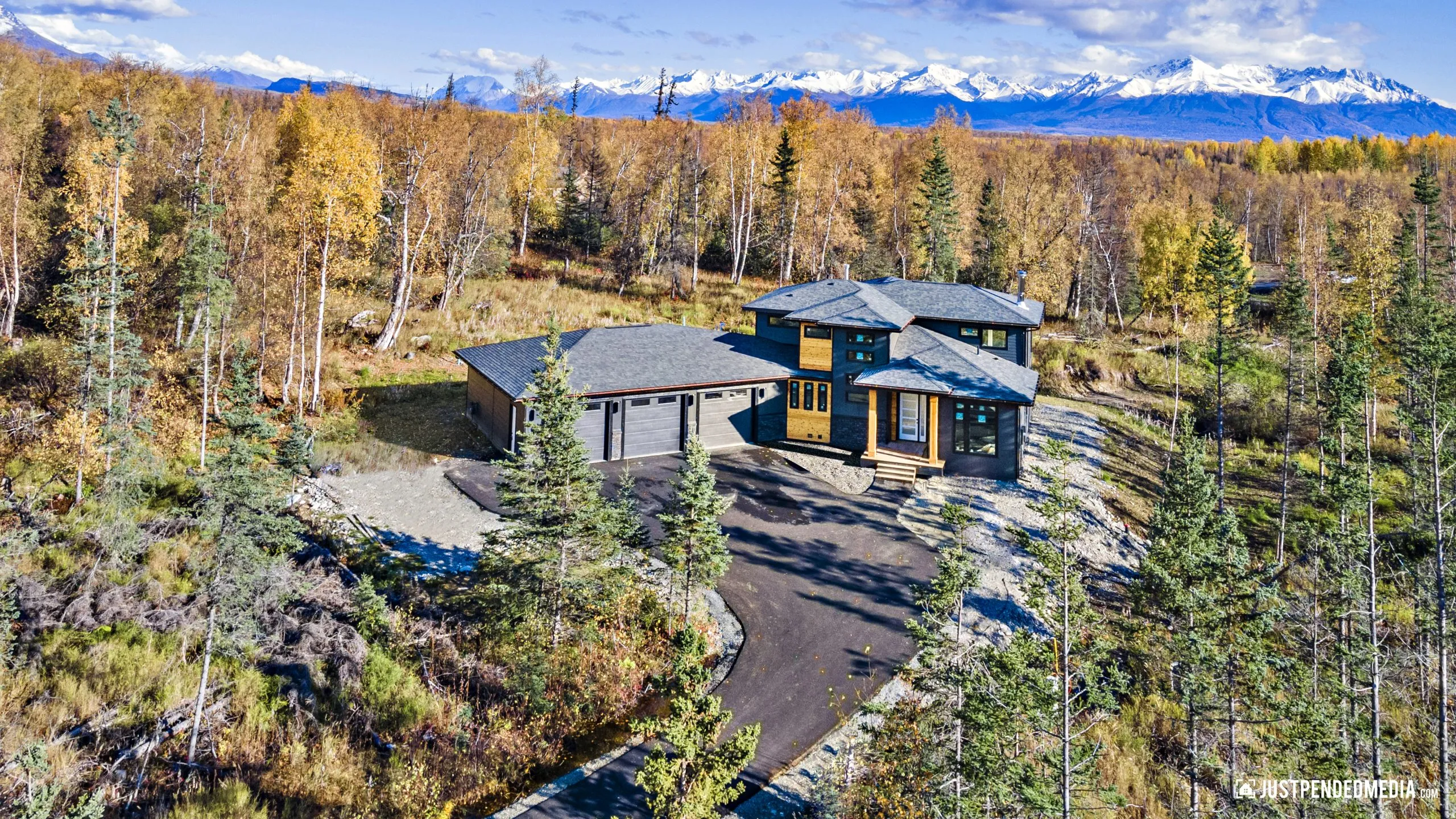Ketchikan waterfront and mountain views